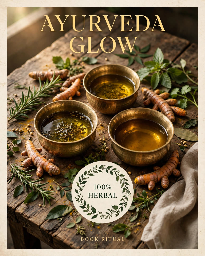 Ayurvedic Beauty poster template