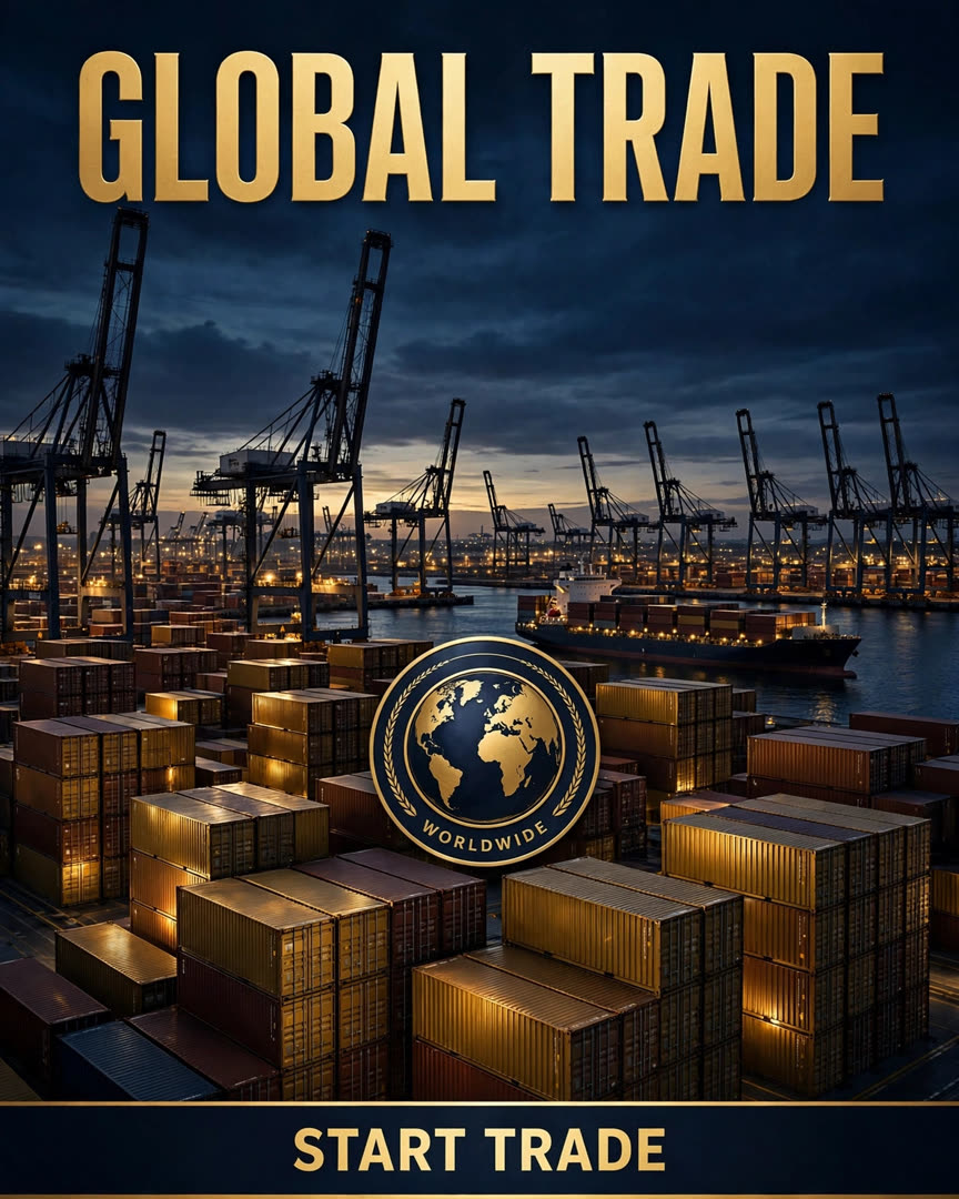 Import Export poster template