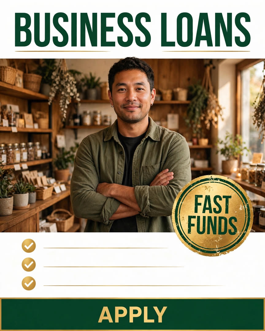 Business Loan poster template