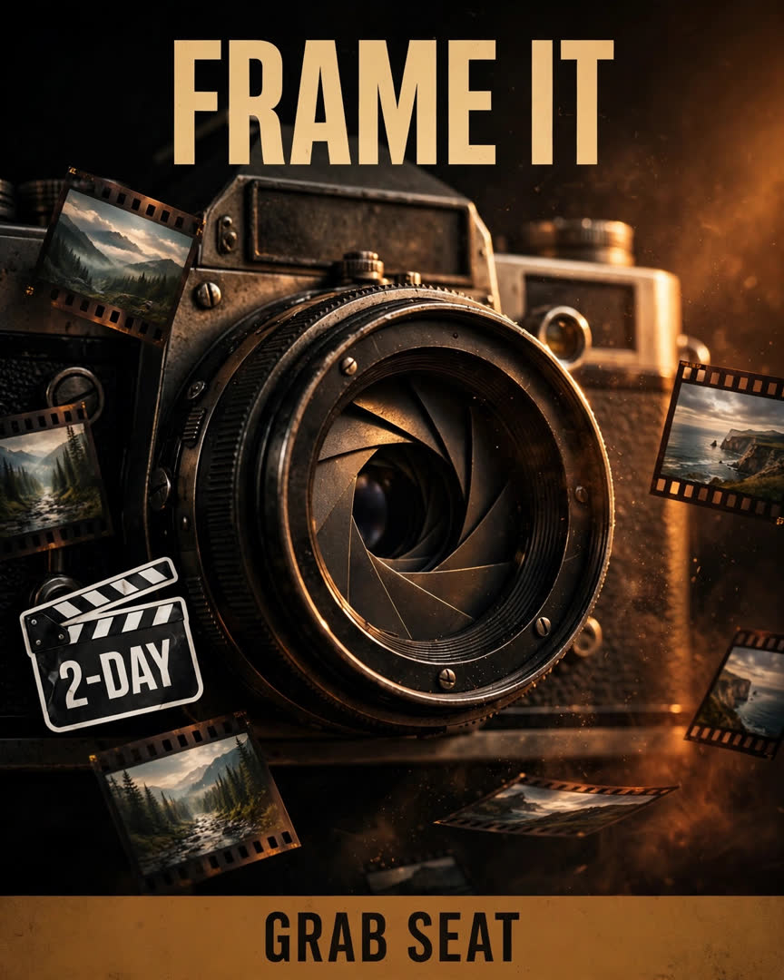 Frame It poster template