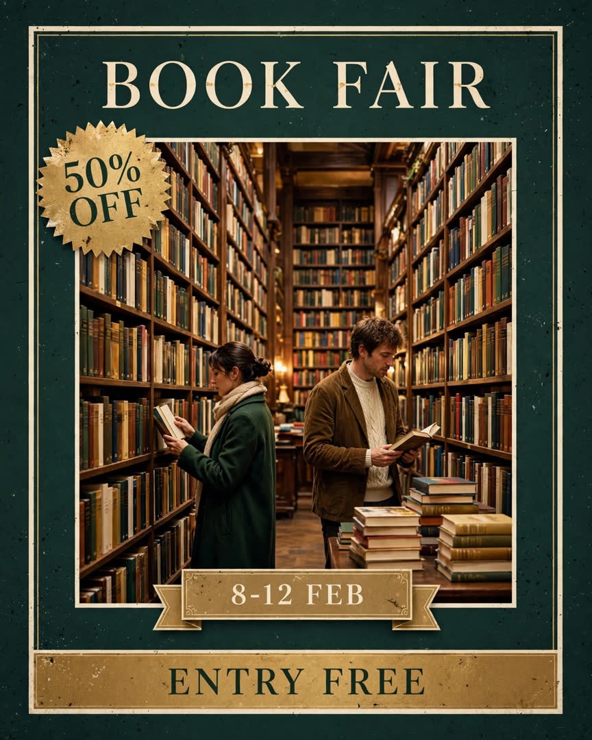Book Fair poster template