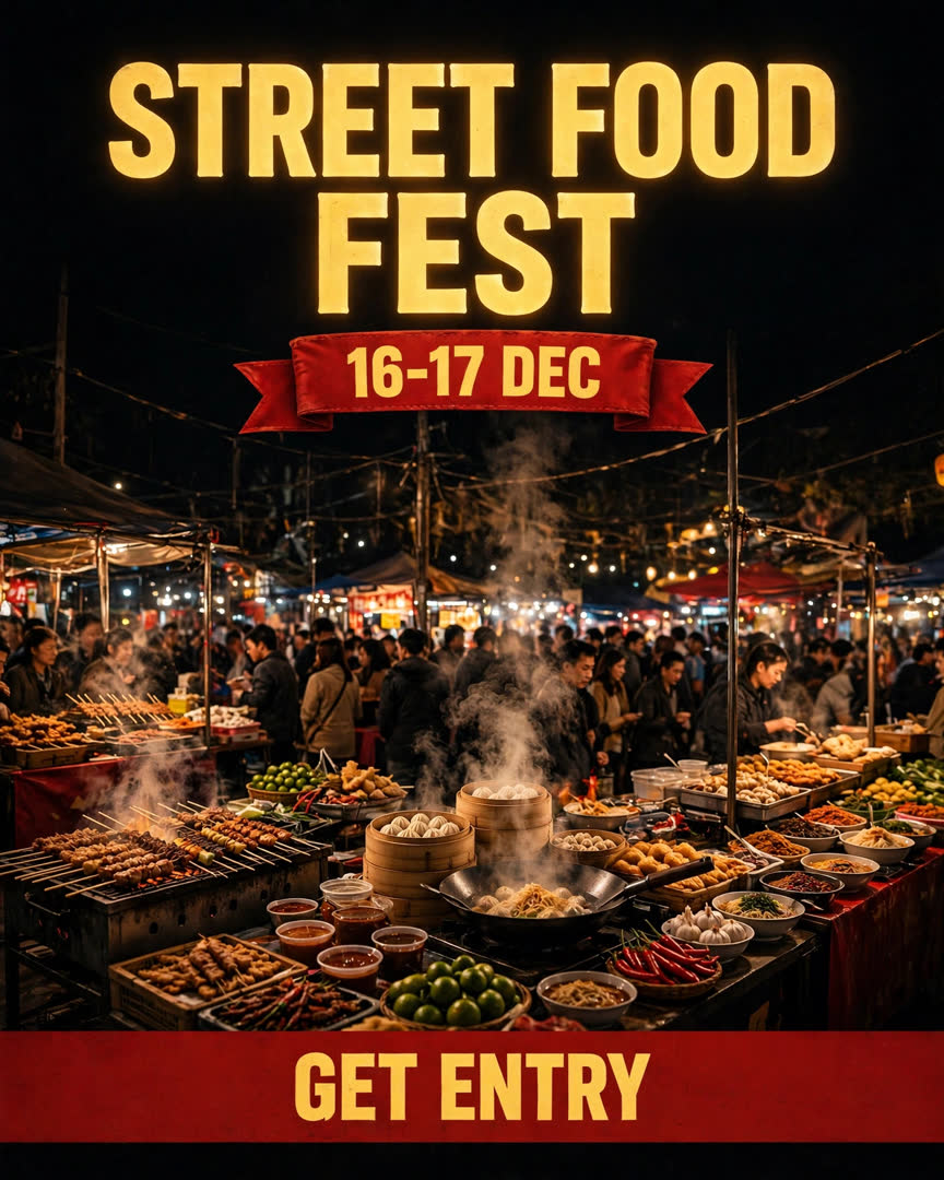 Street Food Fest poster template