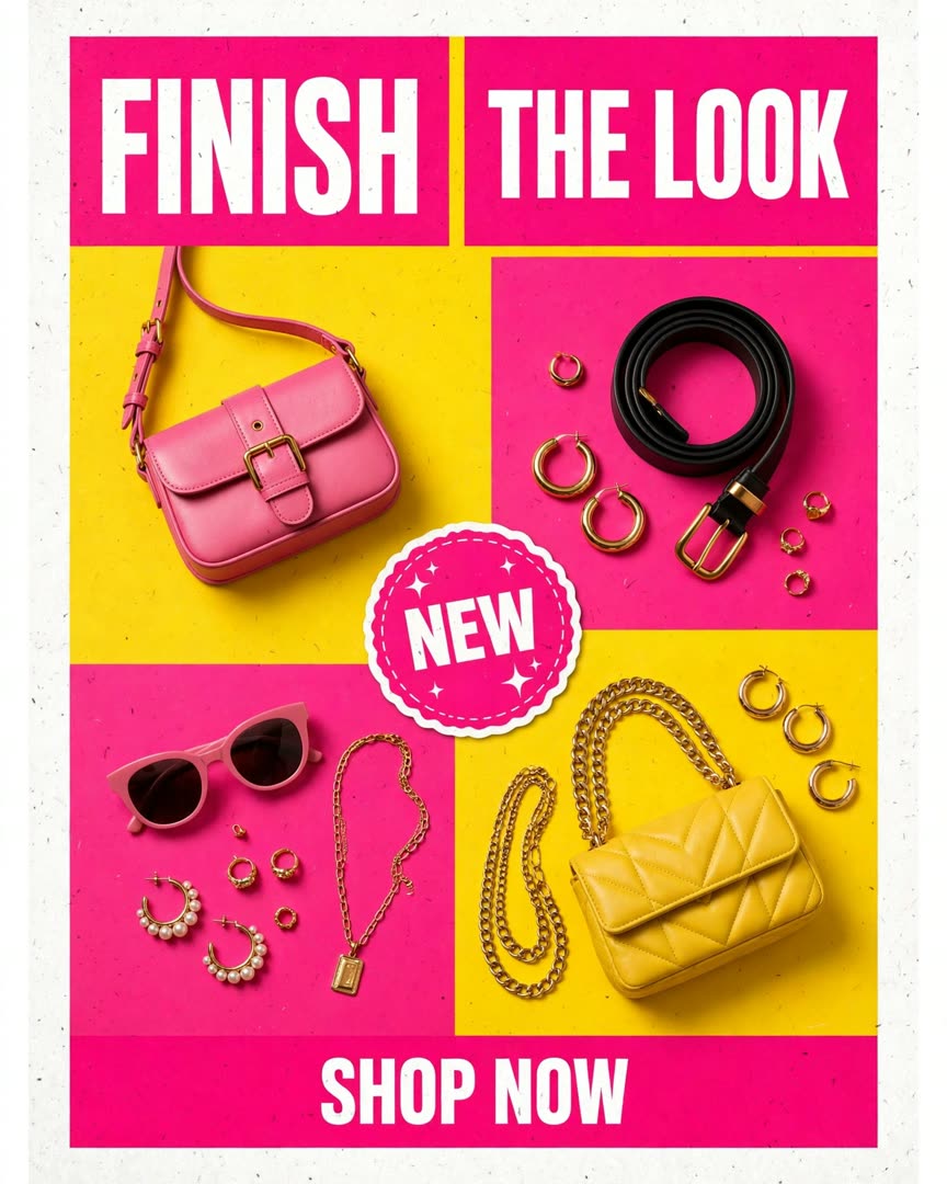 Accessory Lab poster template