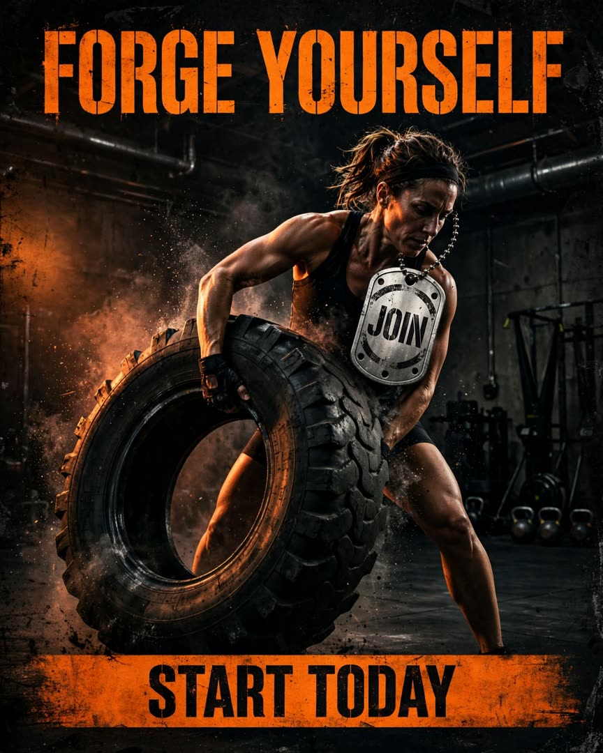 Crossfit Forge poster template