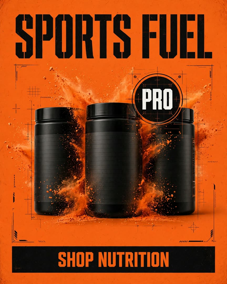 Sports Fuel poster template