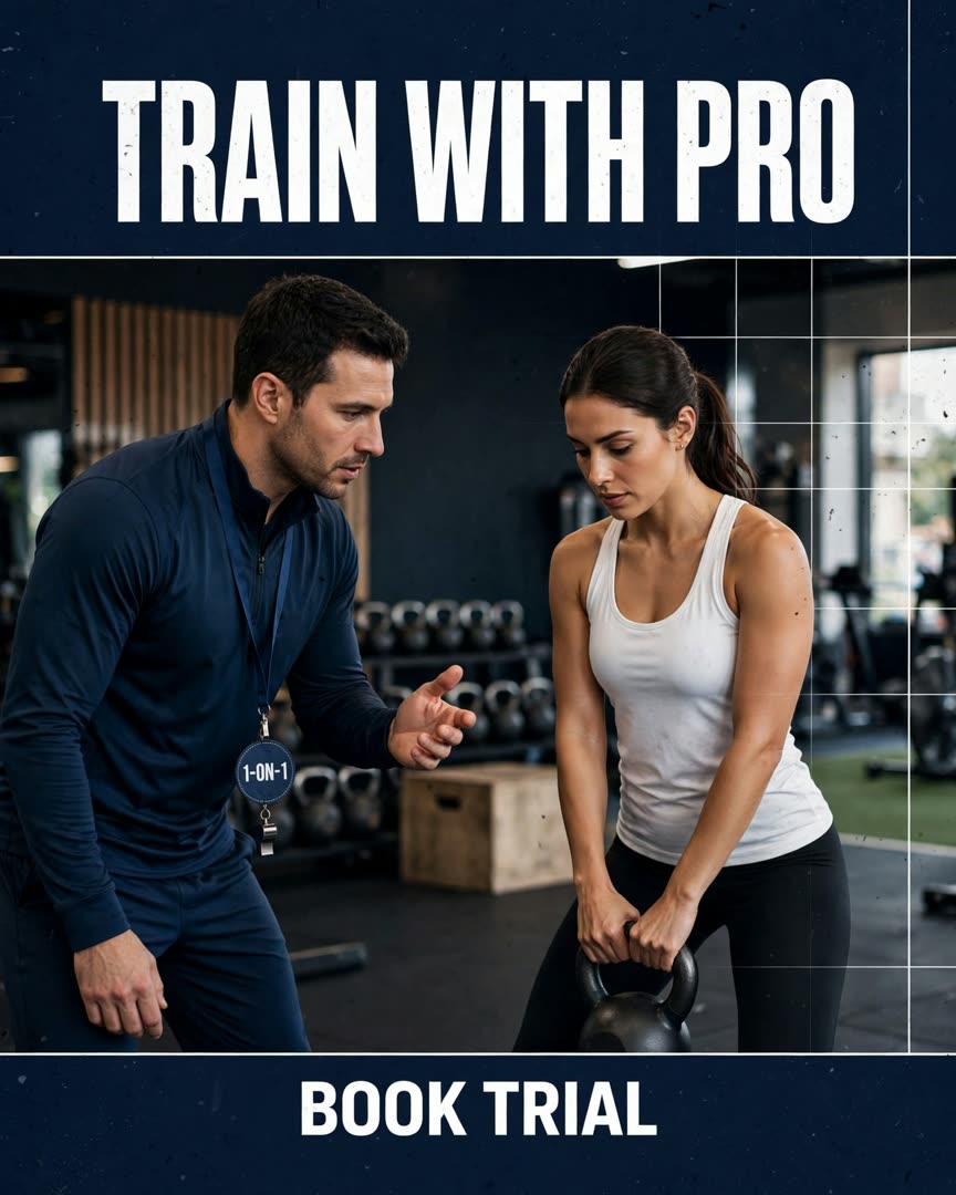 Trainer Pro poster template