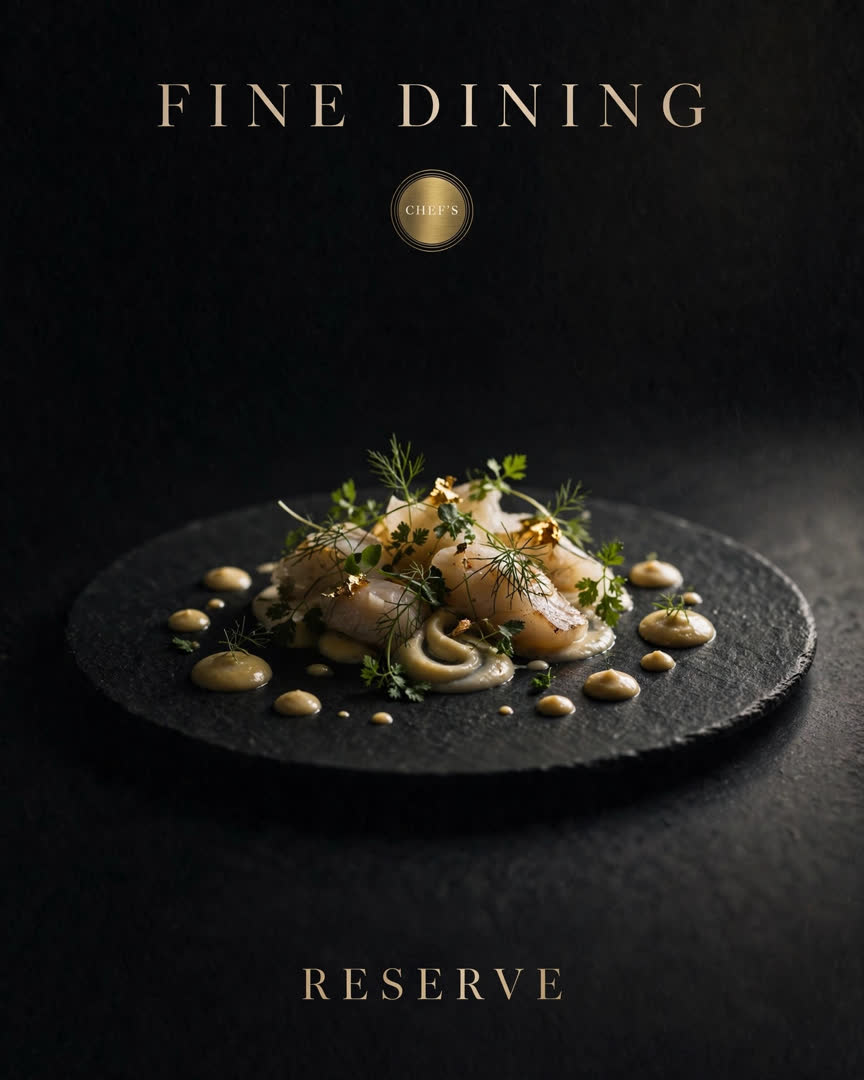 Fine Plate poster template