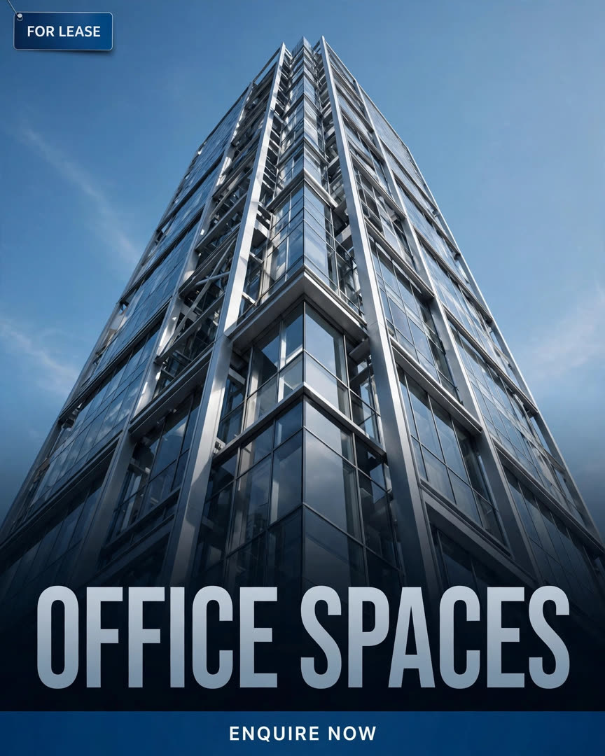 Commercial Space poster template