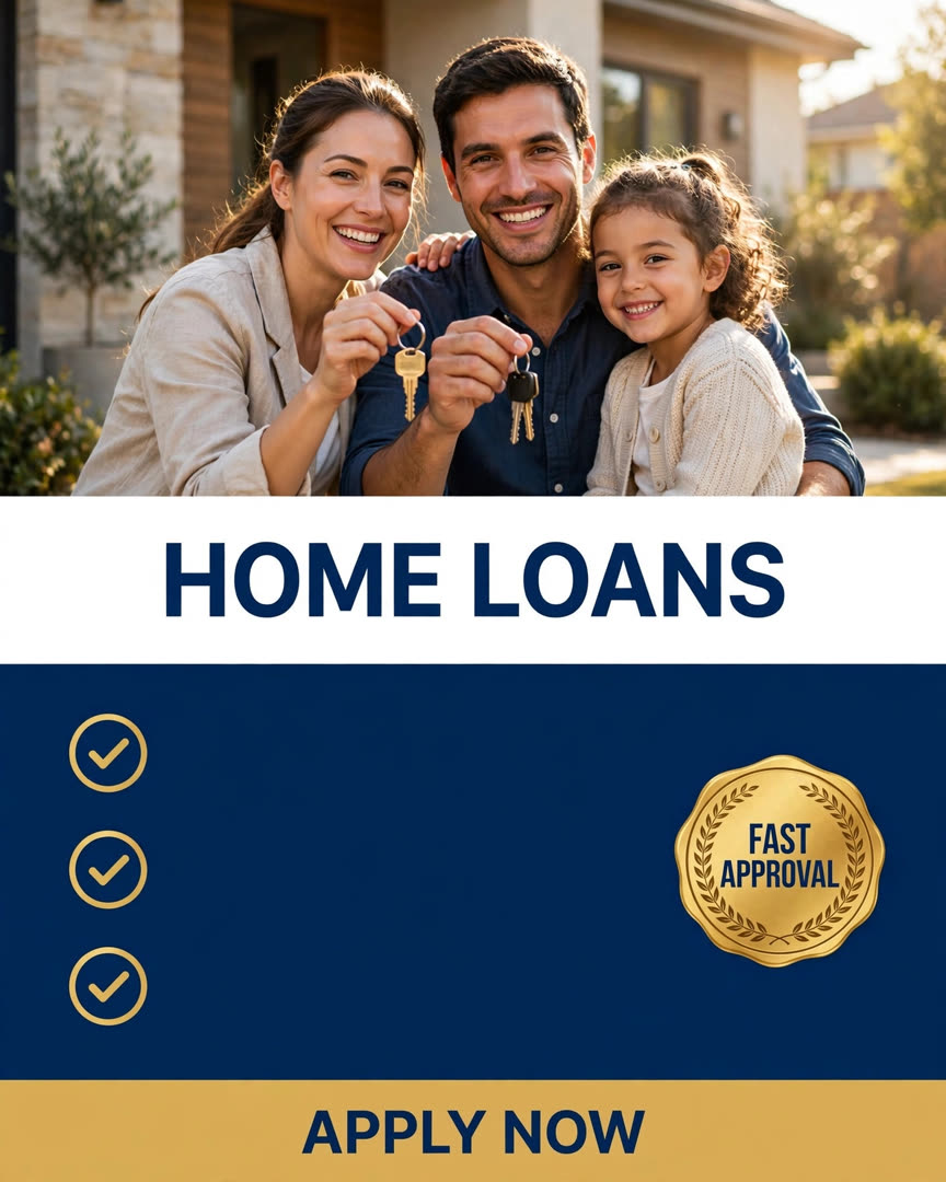 Home Loan Partner poster template
