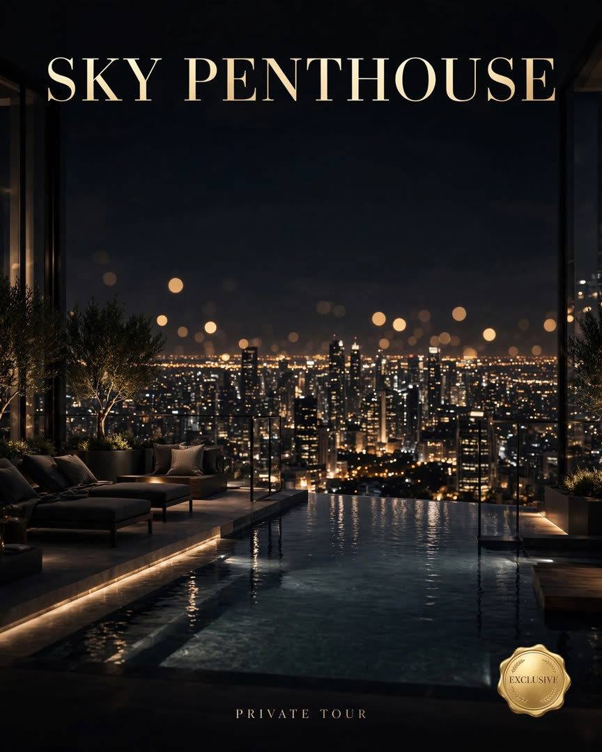 Sky Penthouse poster template
