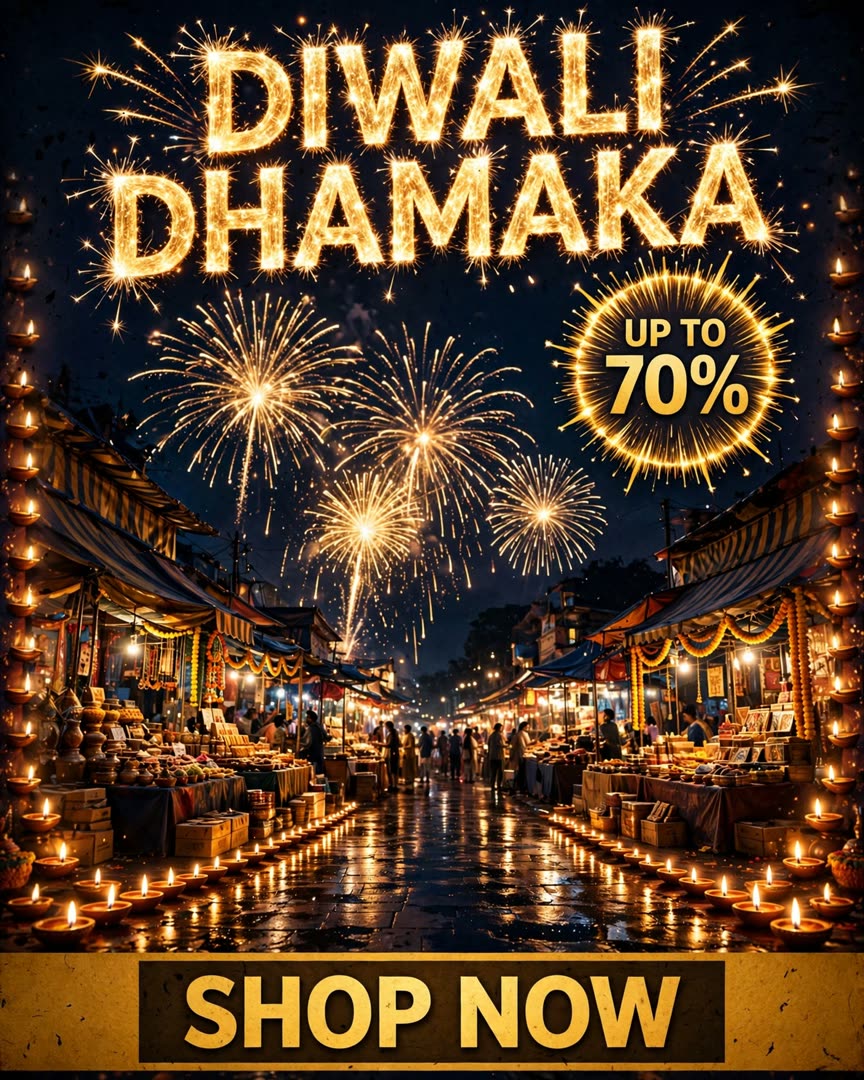 Diwali Dhamaka poster template