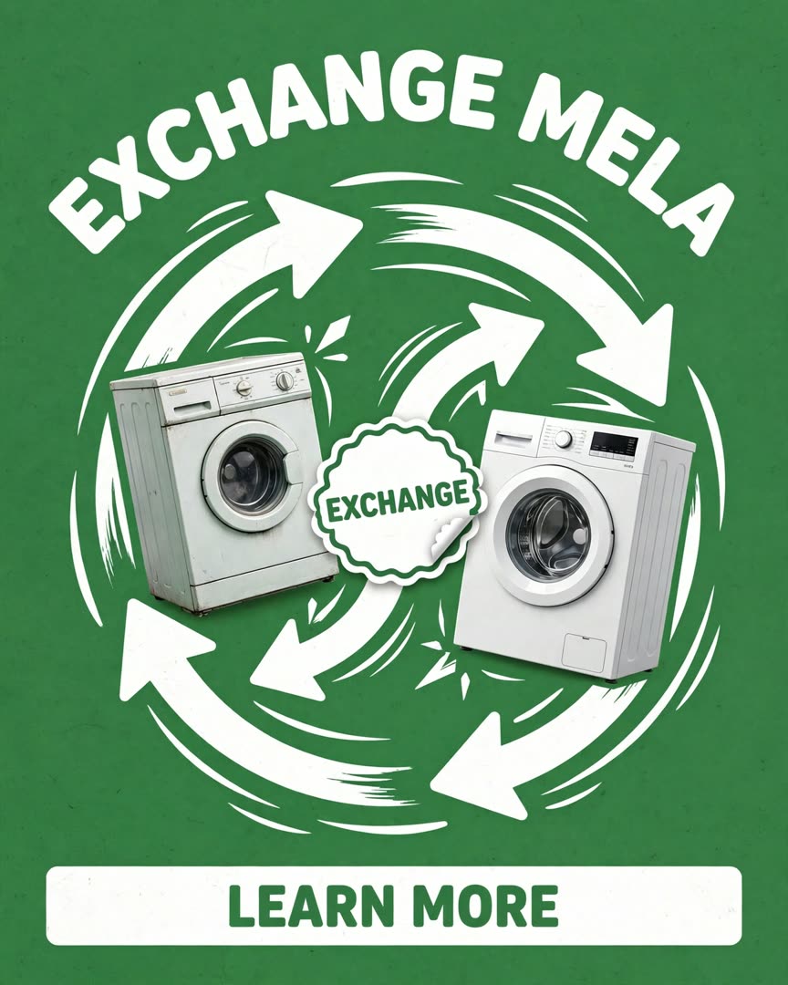 Exchange Mela poster template