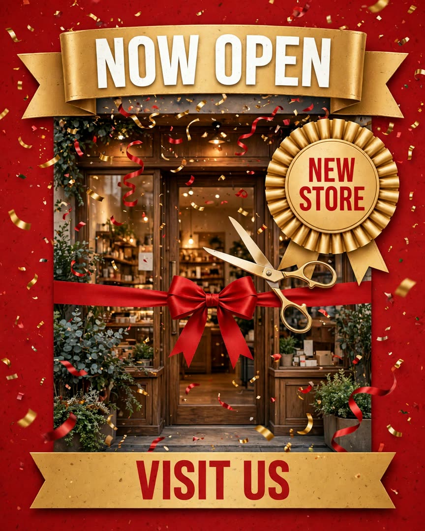 Opening Deals poster template