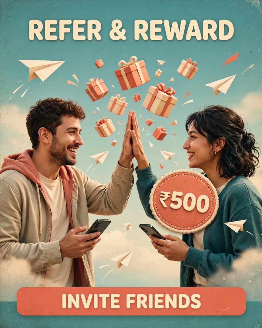 Refer & Reward poster template