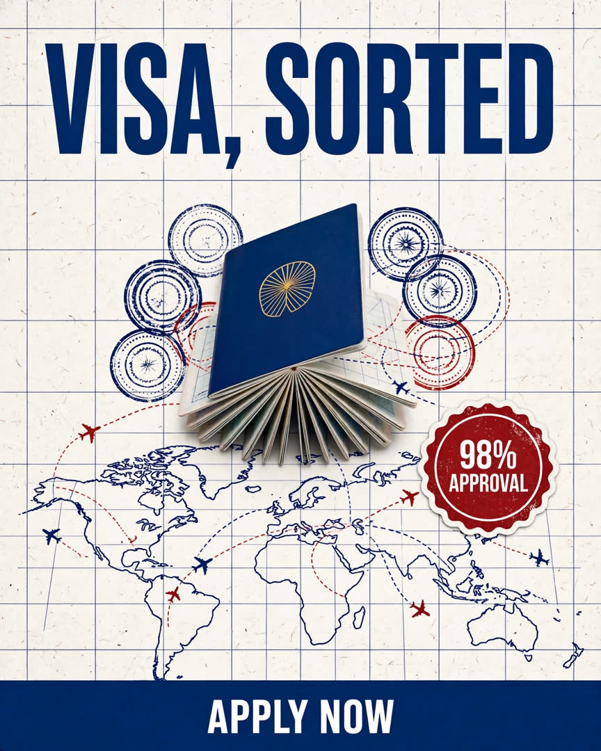 Visa, Sorted poster template